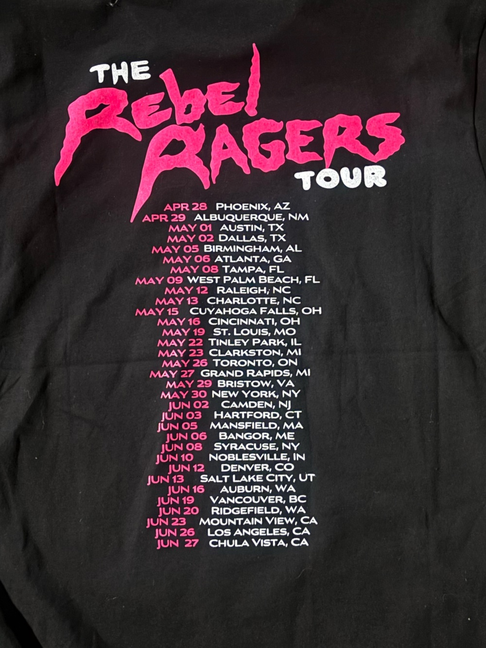 Kid Cudi The Rebel Ragers Tour Graphic Tee - Picture 2 of 4